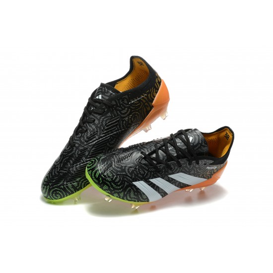 Adidas Predator Accuracy FG Black White Mens Soccer Cleats