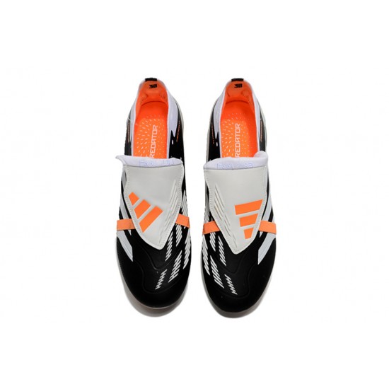 Adidas Predator Accuracy FG Boost Soccer Cleats Black White Orange