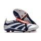 Adidas Predator Accuracy FG Boost Soccer Cleats Deep Blue Grey Red