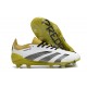 Adidas Predator Accuracy FG Boost Soccer Cleats Olive Black White