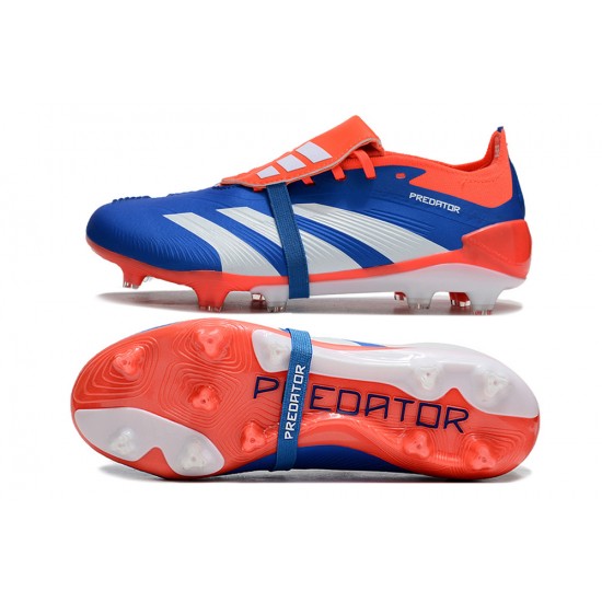 Adidas Predator Accuracy FG Boost Soccer Cleats Orange Blue White