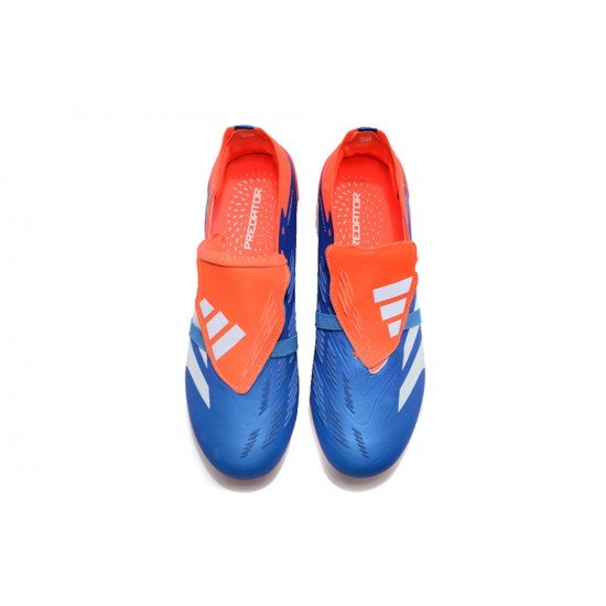 Adidas Predator Accuracy FG Boost Soccer Cleats Orange Blue White