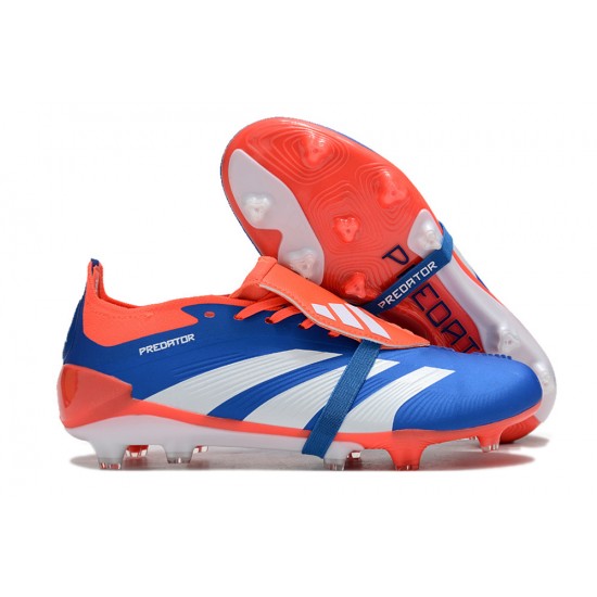 Sale Adidas Predator Accuracy FG Boost Soccer Cleats Orange Blue White