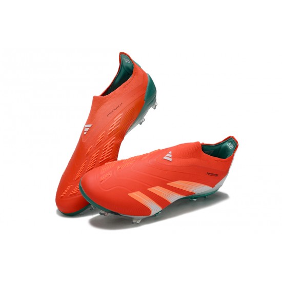 Adidas Predator Accuracy FG Low Soccer Cleats Green Orange