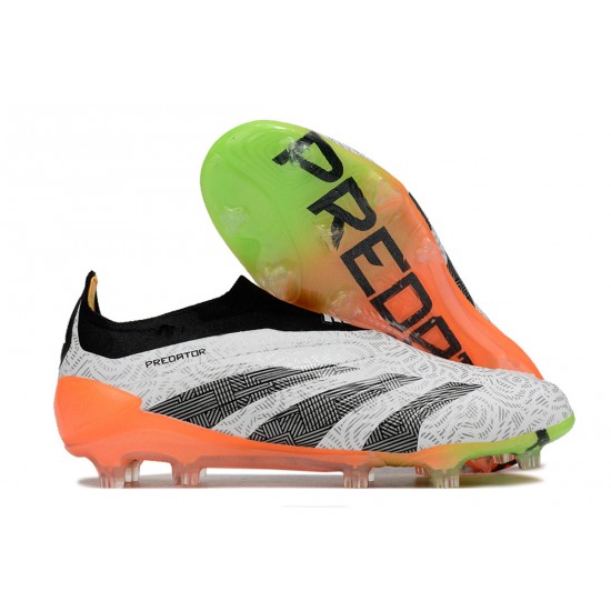 Sale Adidas Predator Accuracy FG Low Soccer Cleats Orange Black Grey