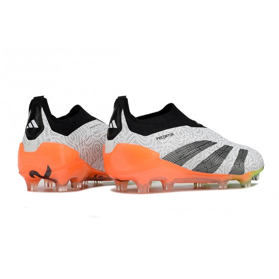 Sale Adidas Predator Accuracy FG Low Soccer Cleats Orange Black Grey