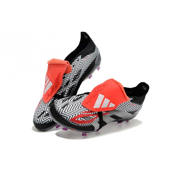 Sale Adidas Predator Accuracy FG Low Soccer Cleats Orange Black Silver