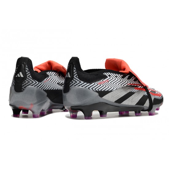 Sale Adidas Predator Accuracy FG Low Soccer Cleats Orange Black Silver