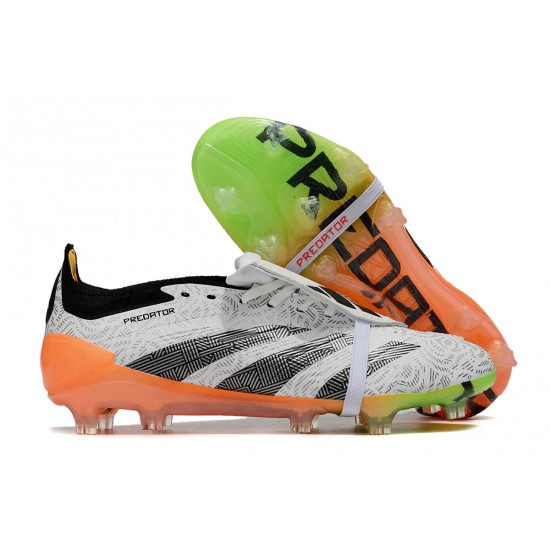 Adidas Predator Accuracy FG Low Soccer Cleats Orange White Black