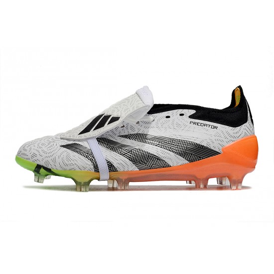 Sale Adidas Predator Accuracy FG Low Soccer Cleats Orange White Black