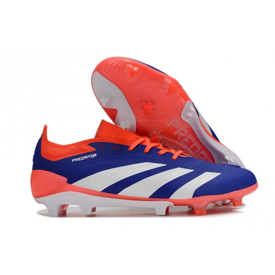 Adidas Predator Accuracy FG Low Soccer Cleats Orange White Blue