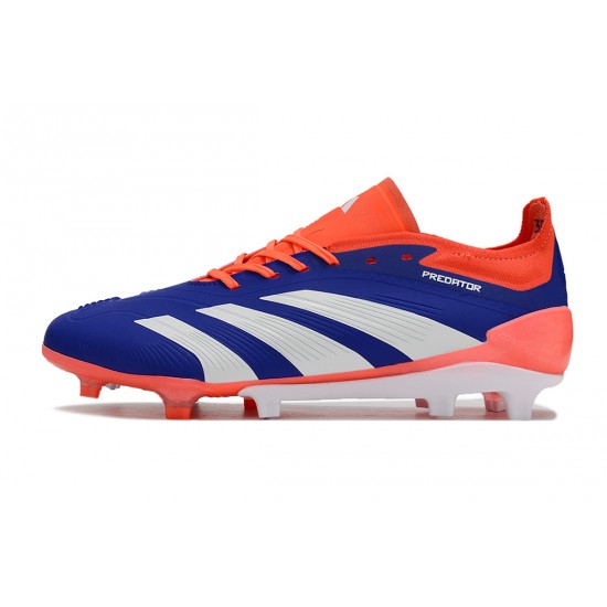 Sale Adidas Predator Accuracy FG Low Soccer Cleats Orange White Blue