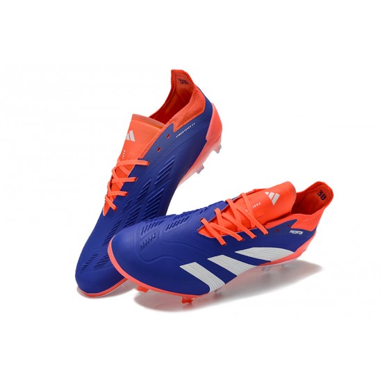 Adidas Predator Accuracy FG Low Soccer Cleats Orange White Blue