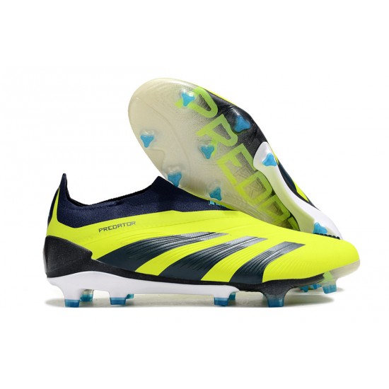 Adidas Predator Accuracy FG Low Soccer Cleats Yellow Blue