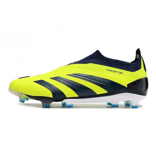 Adidas Predator Accuracy FG Low Soccer Cleats Yellow Blue