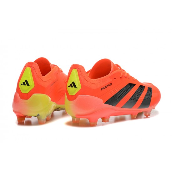 Adidas Predator Accuracy FG Orange Black Mens Soccer Cleats