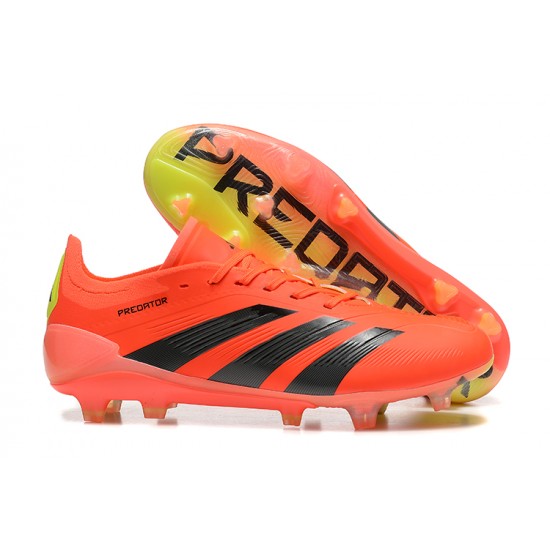 Adidas Predator Accuracy FG Orange Black Mens Soccer Cleats