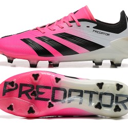 Adidas Predator Accuracy FG Pink Black Mens Soccer Cleats 