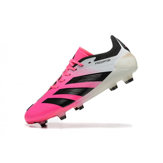 Adidas Predator Accuracy FG Pink Black Mens Soccer Cleats