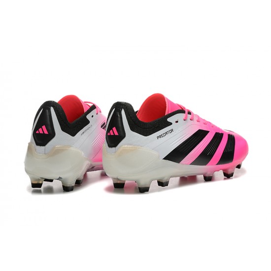 Adidas Predator Accuracy FG Pink Black Mens Soccer Cleats