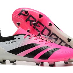 Adidas Predator Accuracy FG Pink Black Mens Soccer Cleats 