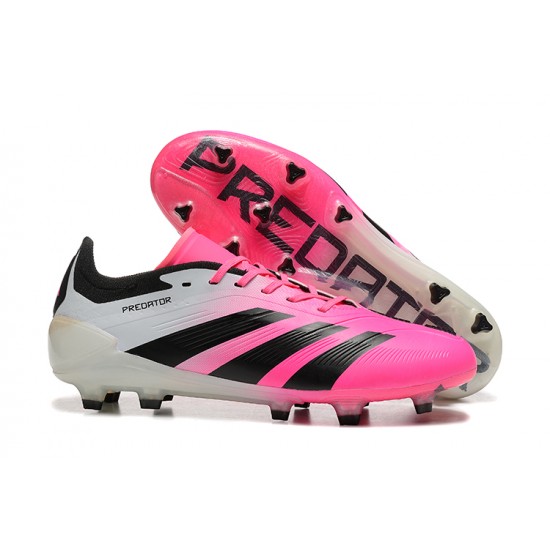 Adidas Predator Accuracy FG Pink Black Mens Soccer Cleats