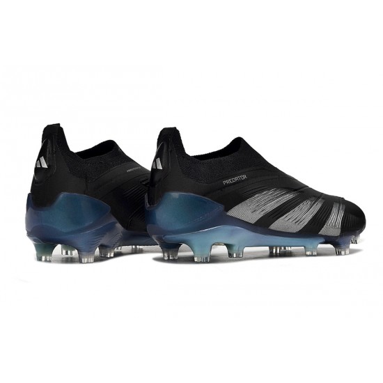 Adidas Predator Accuracy FG Soccer Cleats Black Blue Silver