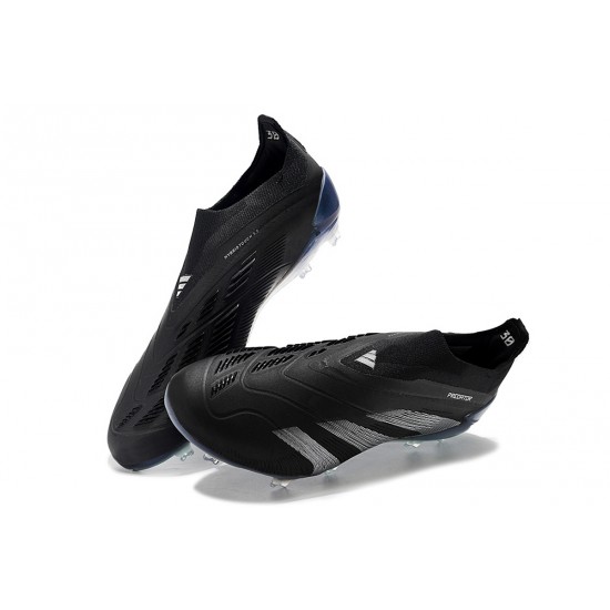 Adidas Predator Accuracy FG Soccer Cleats Black Blue Silver