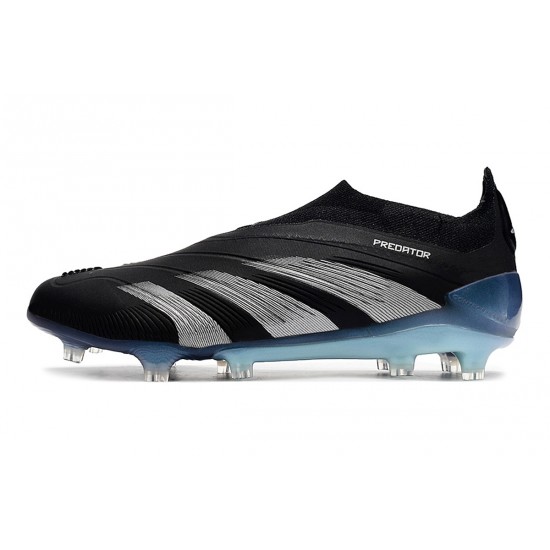 Adidas Predator Accuracy FG Soccer Cleats Black Blue Silver