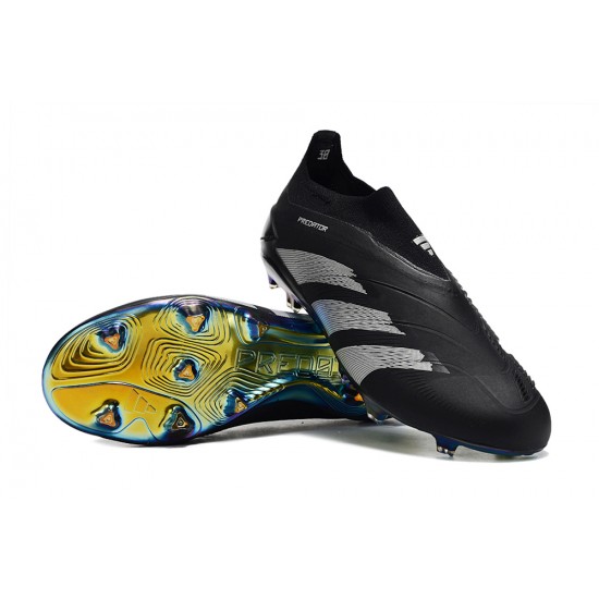 Sale Adidas Predator Accuracy FG Soccer Cleats Black Grey