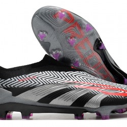 Adidas Predator Accuracy FG Soccer Cleats Black Silver Grey