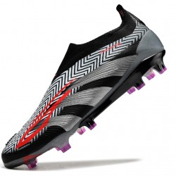 Adidas Predator Accuracy FG Soccer Cleats Black Silver Grey