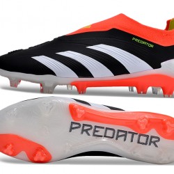 Adidas Predator Accuracy FG Soccer Cleats Black White Orange