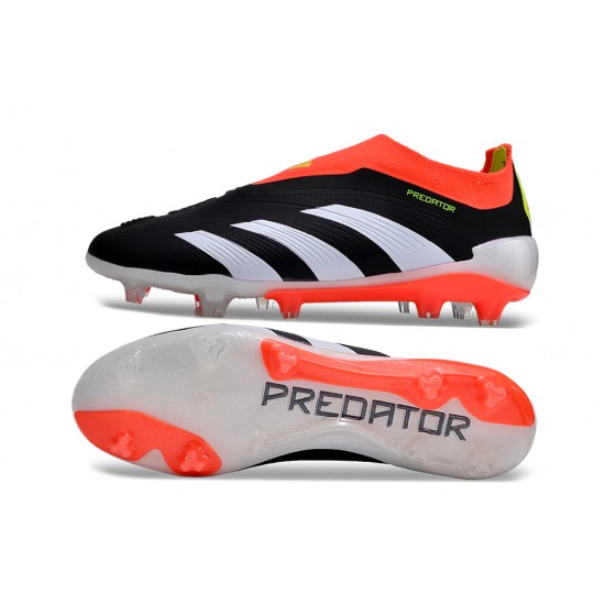 Sale Adidas Predator Accuracy FG Soccer Cleats Black White Orange