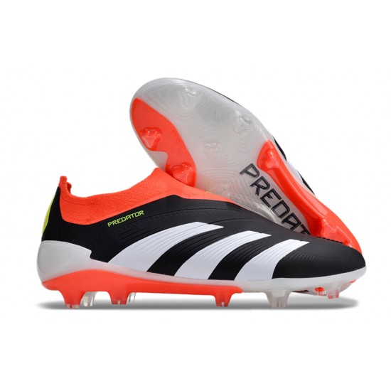 Sale Adidas Predator Accuracy FG Soccer Cleats Black White Orange