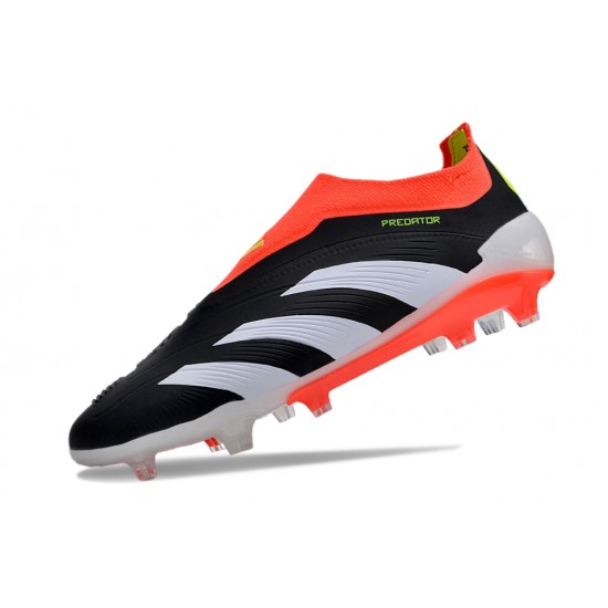 Adidas Predator Accuracy FG Soccer Cleats Black White Orange