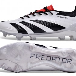 Adidas Predator Accuracy FG Soccer Cleats Black White Red