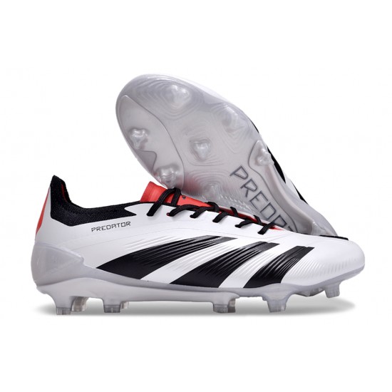 Sale Adidas Predator Accuracy FG Soccer Cleats Black White Red