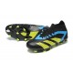 Adidas Predator Accuracy FG Soccer Cleats Black Yellow Blue