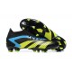 Sale Adidas Predator Accuracy FG Soccer Cleats Black Yellow Blue