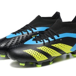 Adidas Predator Accuracy FG Soccer Cleats Black Yellow Blue