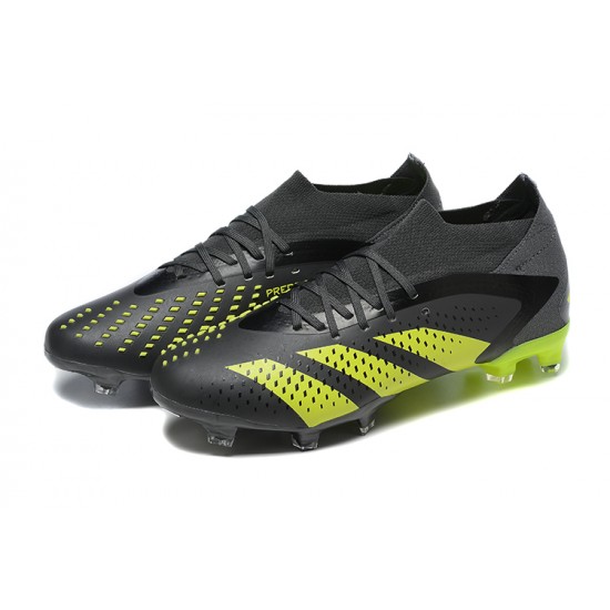 Adidas Predator Accuracy FG Soccer Cleats Black Yellow