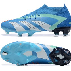 Adidas Predator Accuracy FG Soccer Cleats Blue Grey