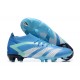 Adidas Predator Accuracy FG Soccer Cleats Blue Grey