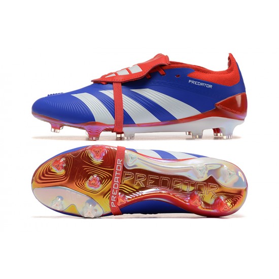 Sale Adidas Predator Accuracy FG Soccer Cleats Blue Red White