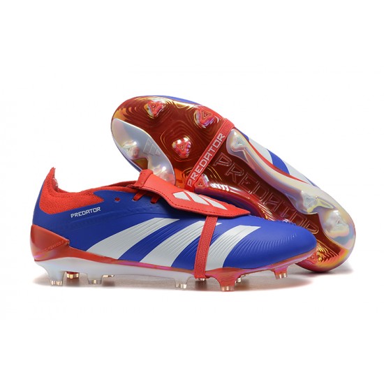 Adidas Predator Accuracy FG Soccer Cleats Blue Red White