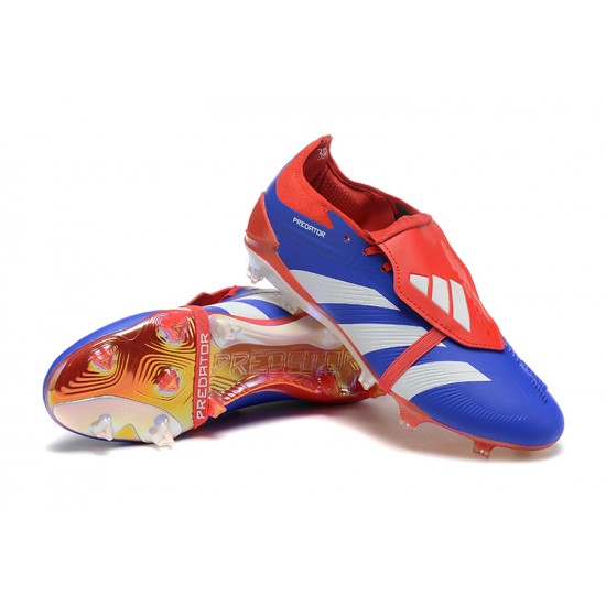 Sale Adidas Predator Accuracy FG Soccer Cleats Blue Red White