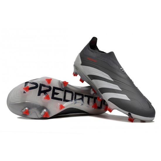 Sale Adidas Predator Accuracy FG Soccer Cleats Grey Deep Grey