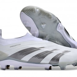 Adidas Predator Accuracy FG Soccer Cleats Grey White