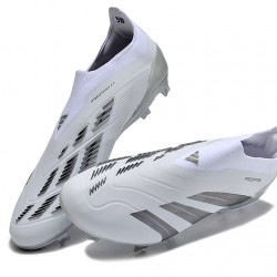 Adidas Predator Accuracy FG Soccer Cleats Grey White